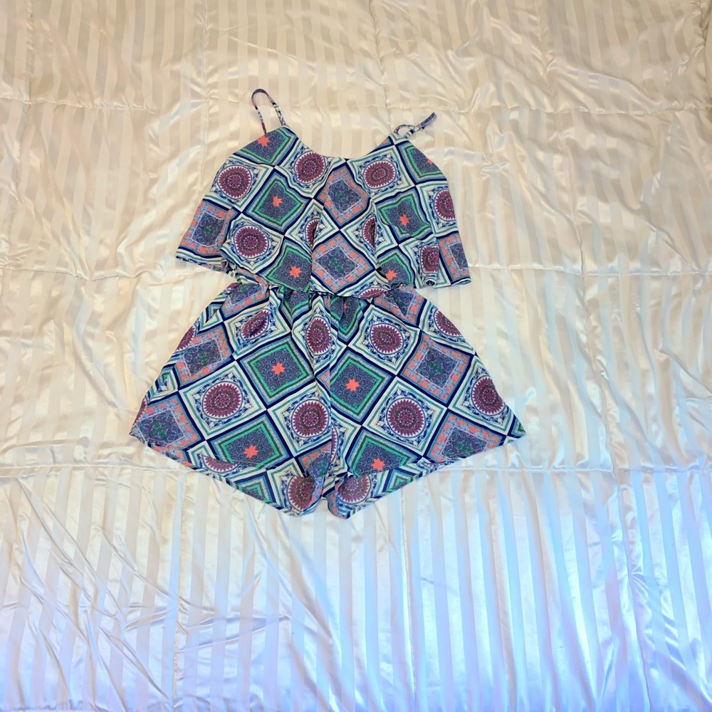 Patterned Romper